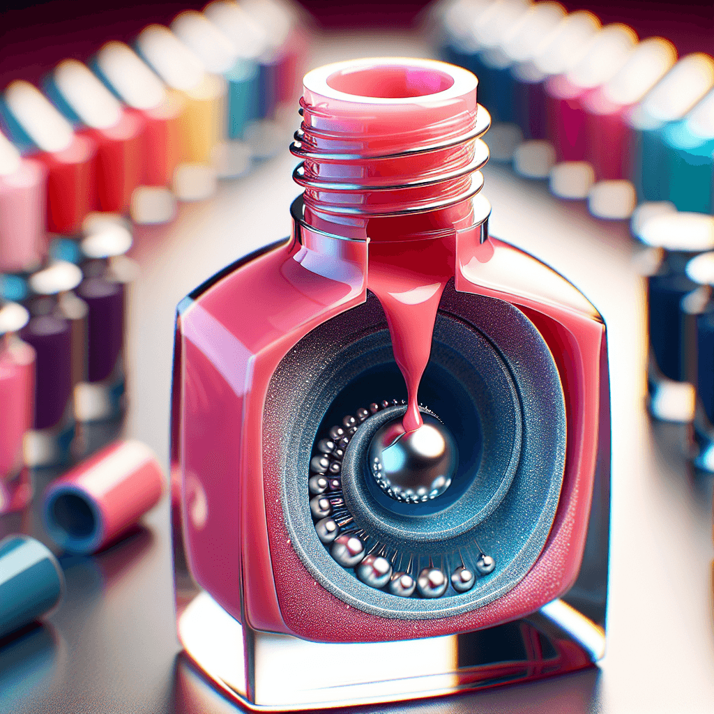 Why is there a tiny metal ball rattling inside every bottle of nail polish?