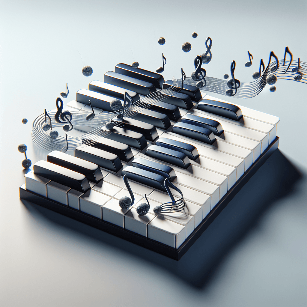 Why are the black keys on a piano arranged in groups of two and three?