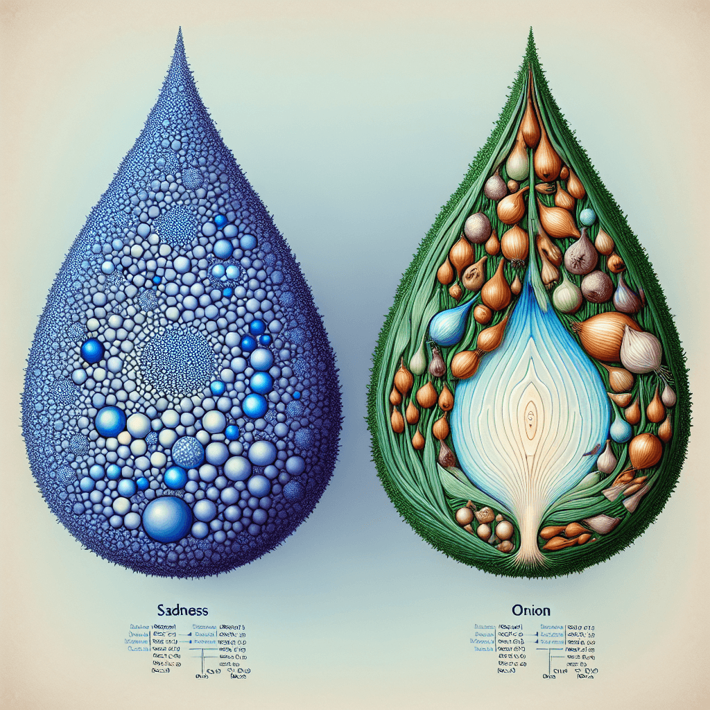 Why are your tears from sadness chemically different from your tears from an onion?