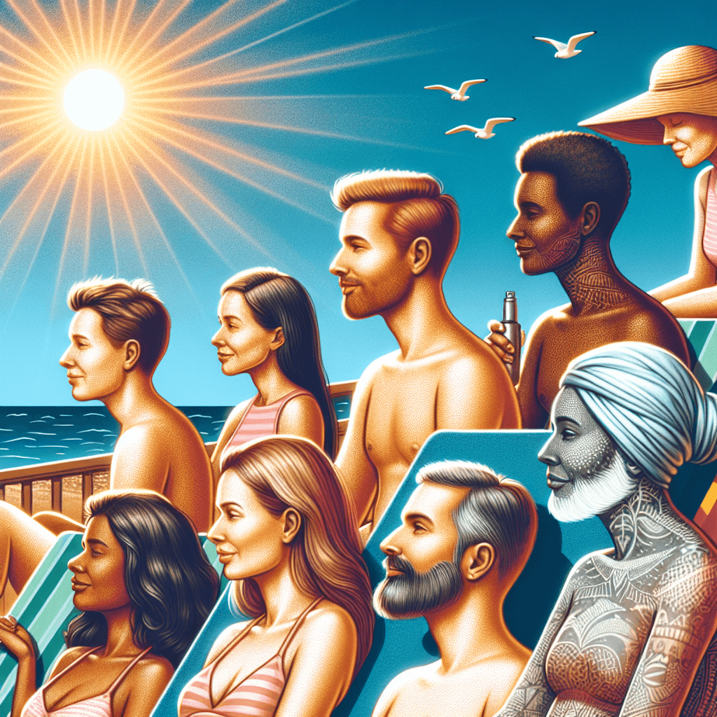 Why does the sun make your skin darker but your hair lighter?