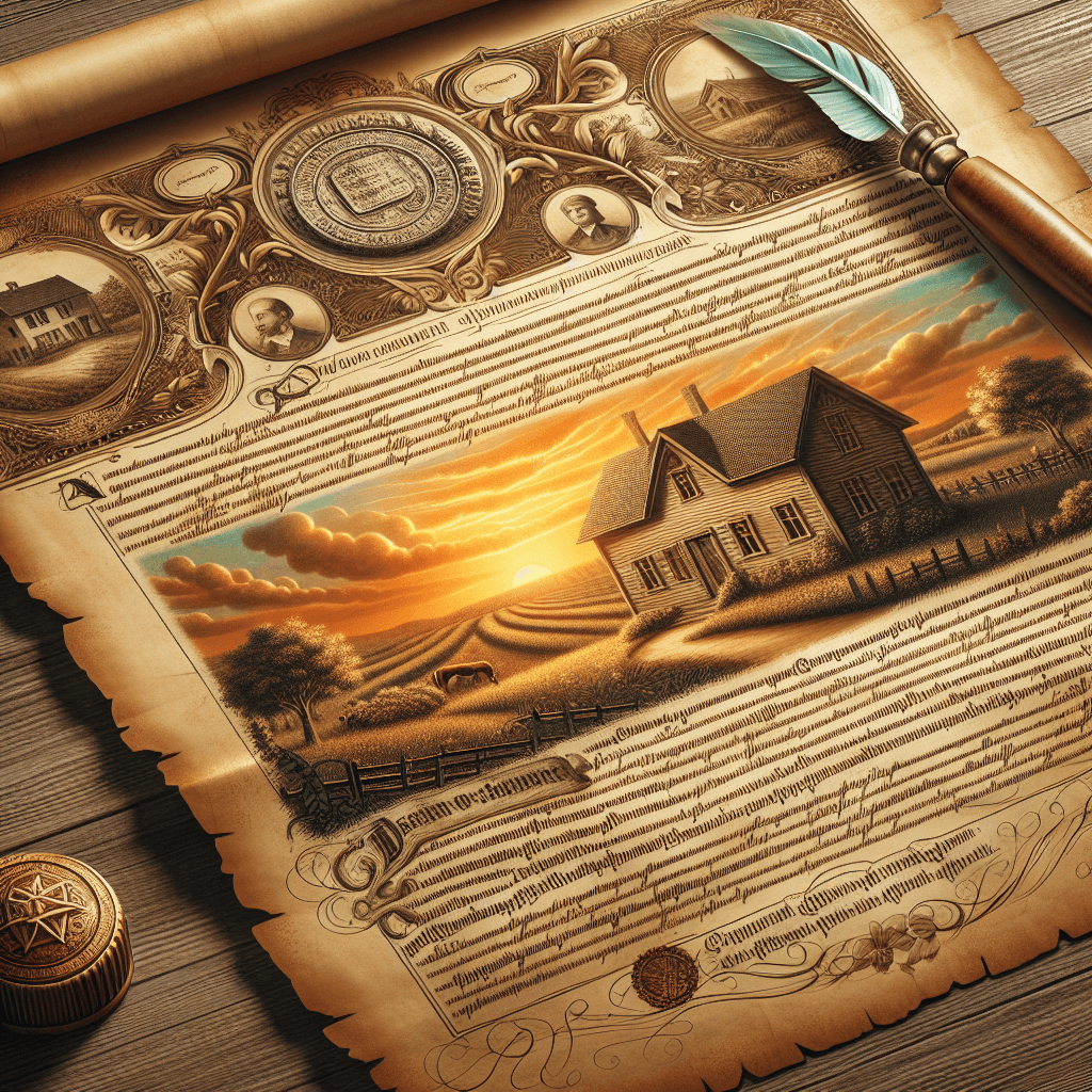 Why do some old property deeds grant ownership of all the air up to the heavens?