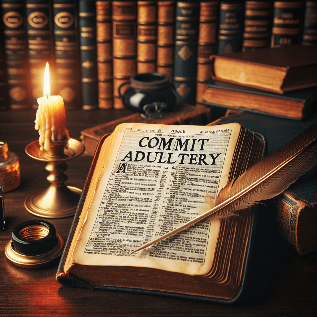 Why did a famous Bible once command its readers to commit adultery?