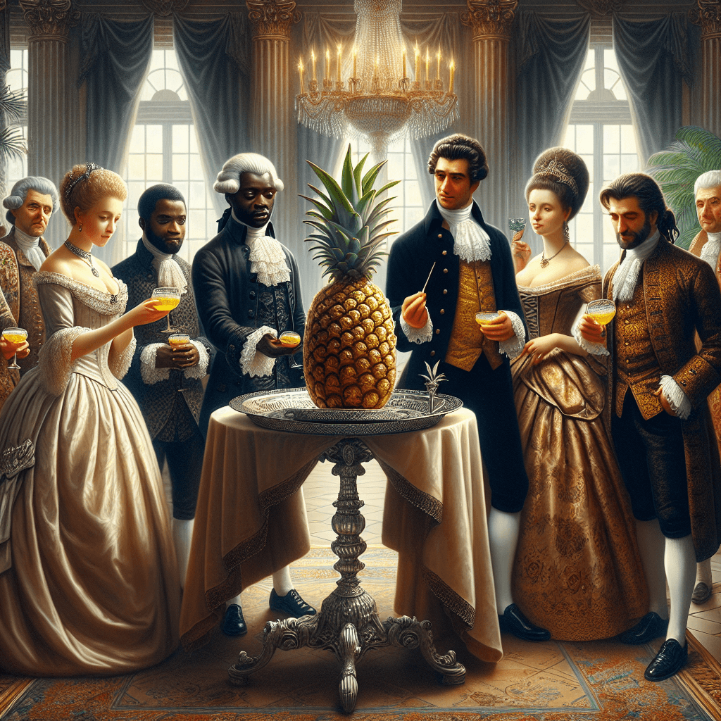Why were pineapples once so expensive that people would rent them just to display at parties?