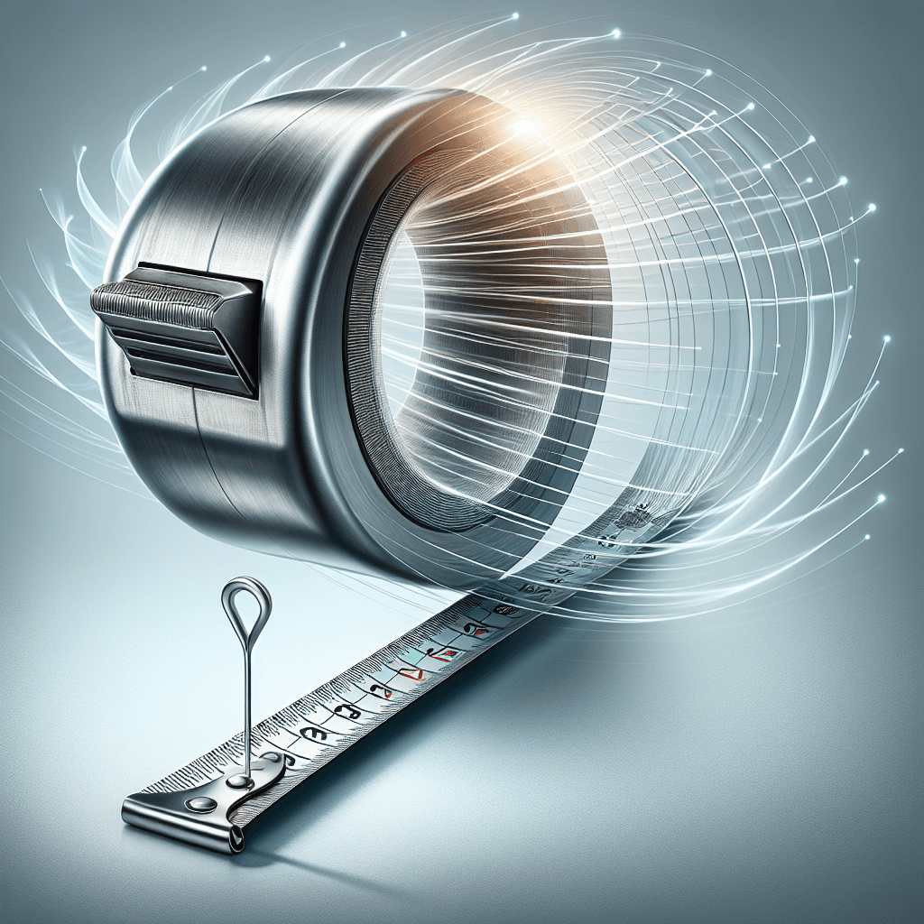 Why does the metal tip on a tape measure wiggle back and forth instead of being fixed?