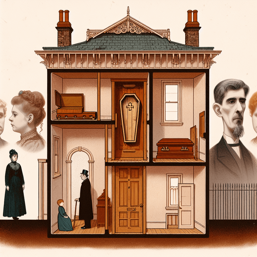 Why did some old houses have a dedicated door used only for carrying out coffins?