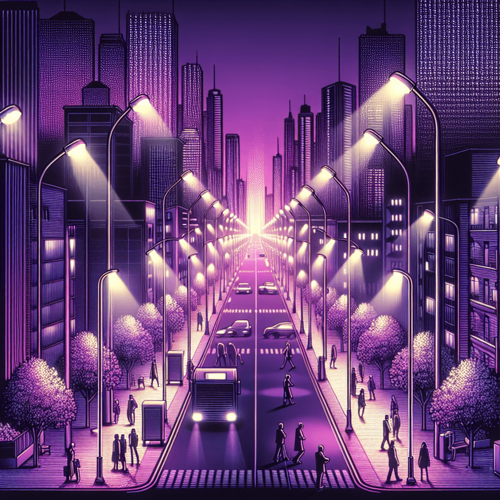 Why are streetlights in many cities suddenly turning a bright shade of purple instead of white?