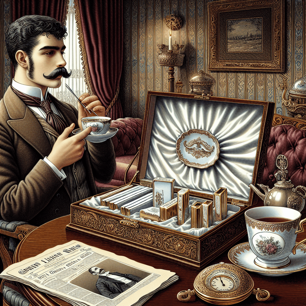 Why did Victorians use special teacups with a built-in porcelain ledge to protect their waxed moustaches?