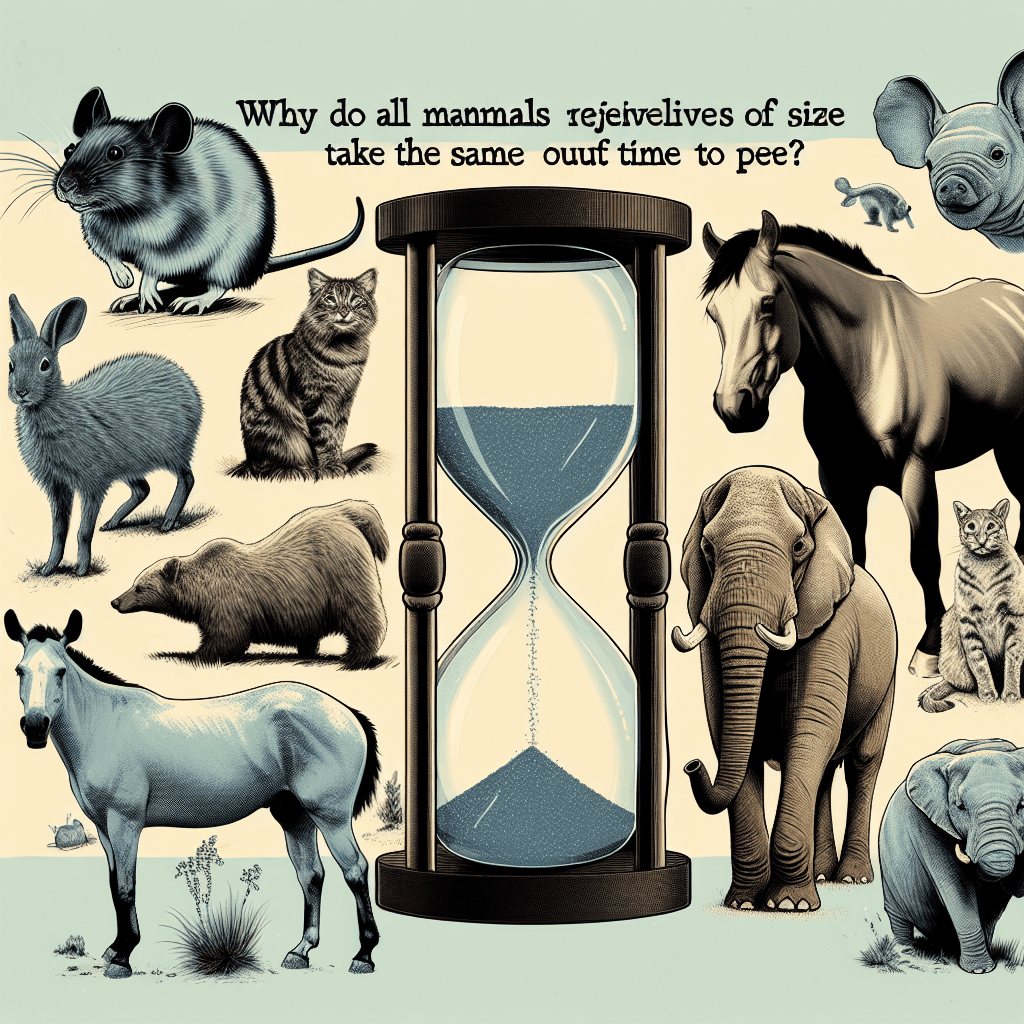 Why do almost all mammals regardless of size take the same amount of time to pee?