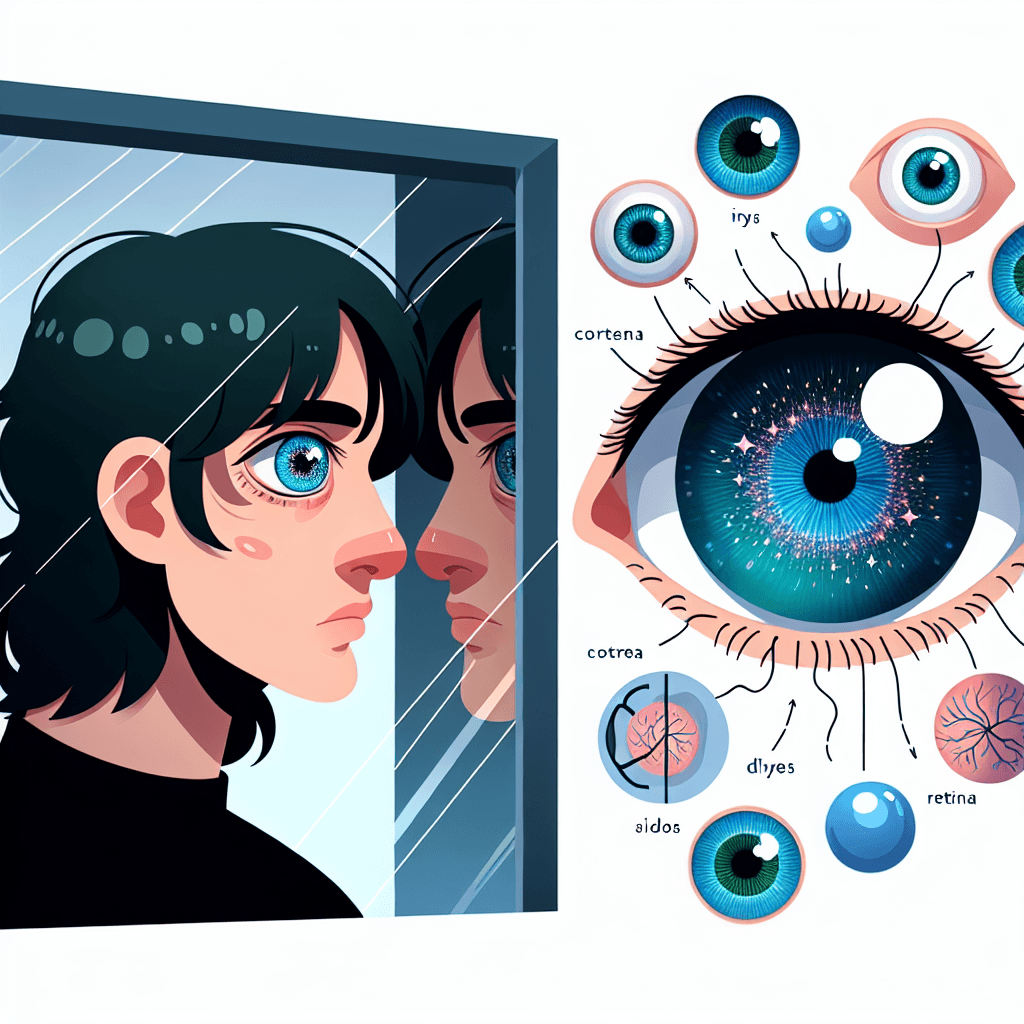 Why is it impossible to see your own eyes move when you look in a mirror?