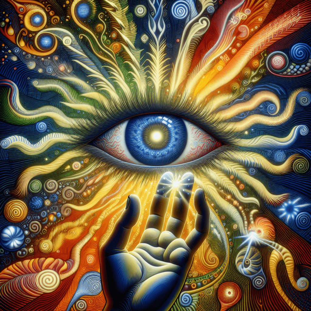 Why do we see strange flashes of light and color when we rub our closed eyes?