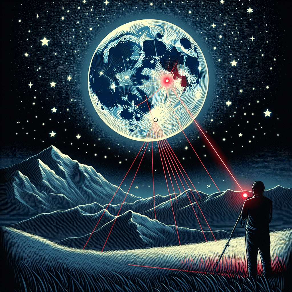 If you flicked a laser pointer across the Moon, would the red dot move faster than light?