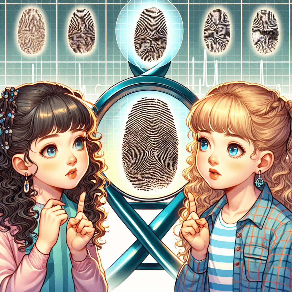 Why do identical twins have completely different fingerprints despite sharing the exact same DNA?