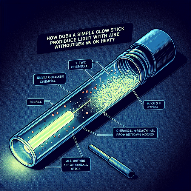 Producing Light Answer Key How does a simple glow stick produce light without batteries or heat ...