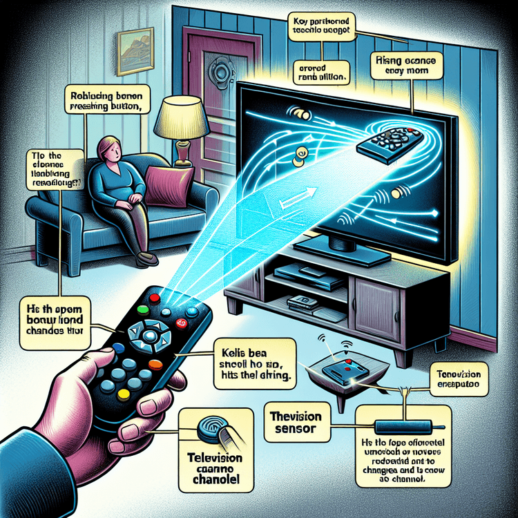 Tv Remotepoint Use Map How does a TV remote control the TV using a beam of invisible light ...