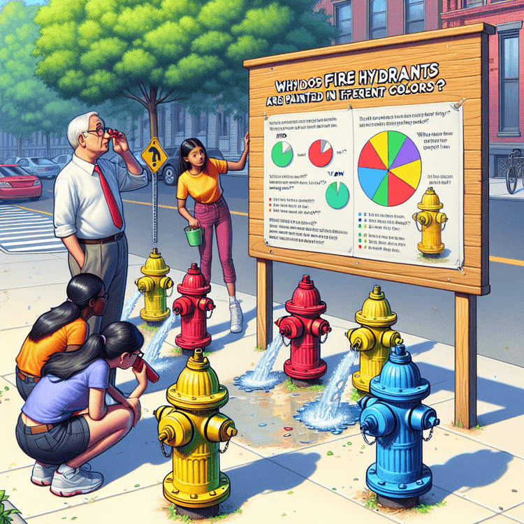 Fire Hydrant Color Code Explained Decoding the Rainbow: Why Are Fire Hydrants Painted Different Colors ...