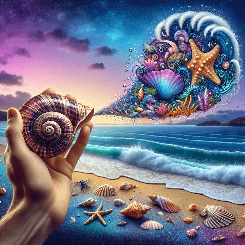 Ocean Sound Shell The Ocean's Whisper: The Science of Hearing the Sea in a Seashell ...